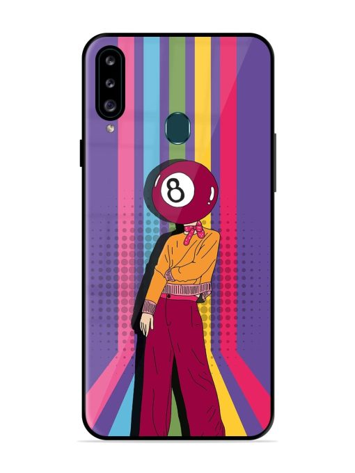 Eight Ball Fashionista Glossy Soft Edge Case for Samsung Galaxy A20S Chachhi