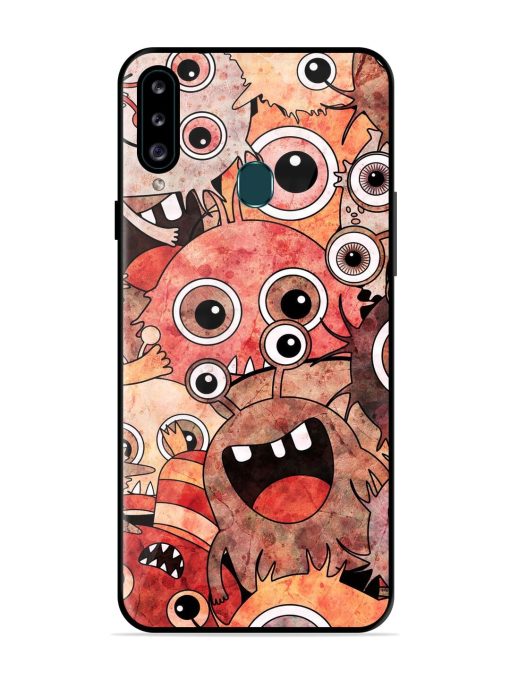 Monster Mash Glossy Soft Edge Case for Samsung Galaxy A20S