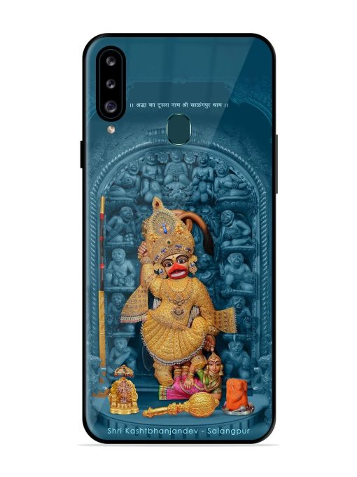 Divine Grace Of Shri Kashtabhanjandev Glossy Soft Edge Case for Samsung Galaxy A20S Chachhi