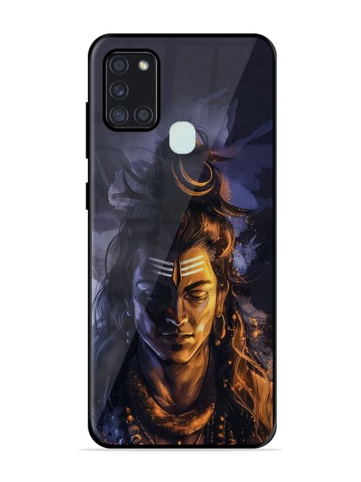 Lord Shiva Glossy Soft Edge Case for Samsung Galaxy A21S Chachhi