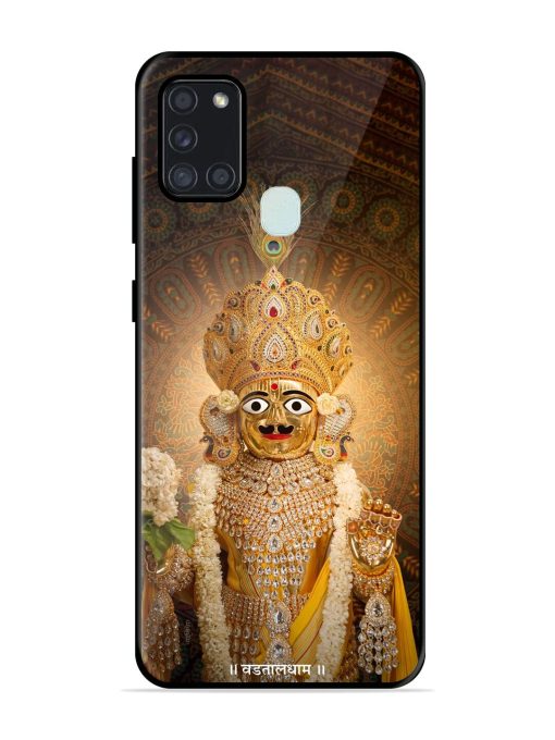 Hare Krishna Maharaj Glossy Soft Edge Case for Samsung Galaxy A21S Chachhi