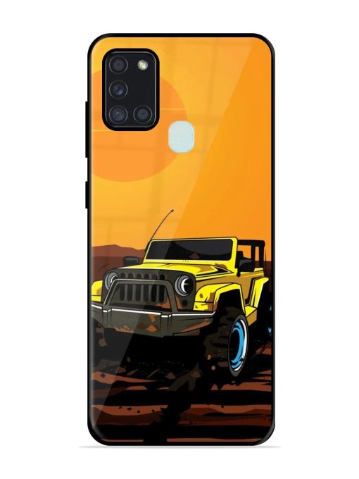 Sunset Cruise Glossy Soft Edge Case for Samsung Galaxy A21S Chachhi