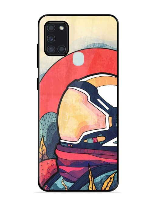 Cosmic Daydream Glossy Soft Edge Case for Samsung Galaxy A21S Chachhi