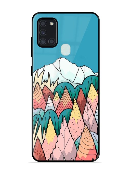 Mountain Dreamscape Glossy Soft Edge Case for Samsung Galaxy A21S Chachhi