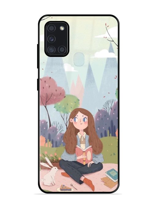 The Bookish Escape Glossy Soft Edge Case for Samsung Galaxy A21S