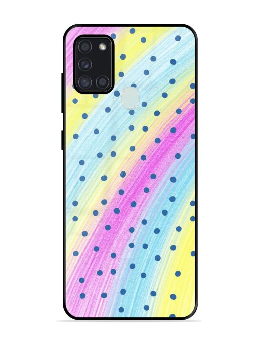 Polka Dot Paradise Glossy Soft Edge Case for Samsung Galaxy A21S Chachhi