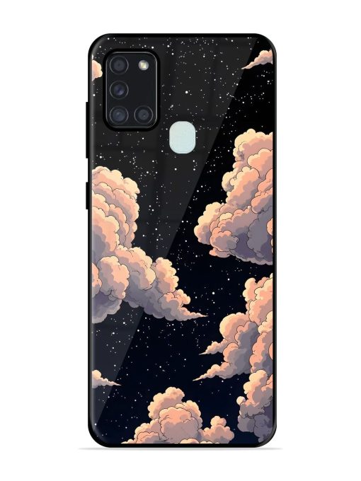 Starry Night Dreams Glossy Soft Edge Case for Samsung Galaxy A21S Chachhi