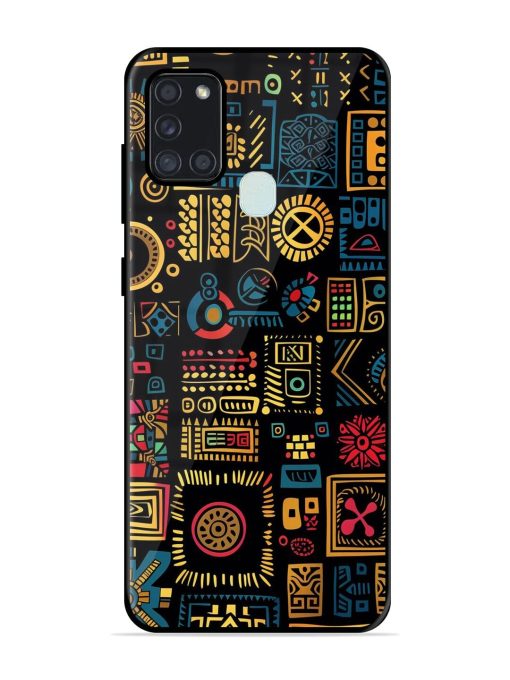 Tribal Tapestry Glossy Soft Edge Case for Samsung Galaxy A21S Chachhi