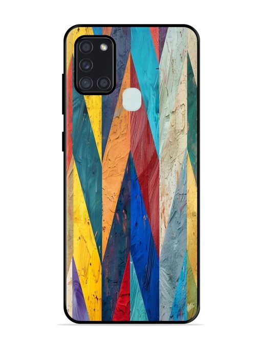 Abstract Tapestry Glossy Soft Edge Case for Samsung Galaxy A21S Chachhi