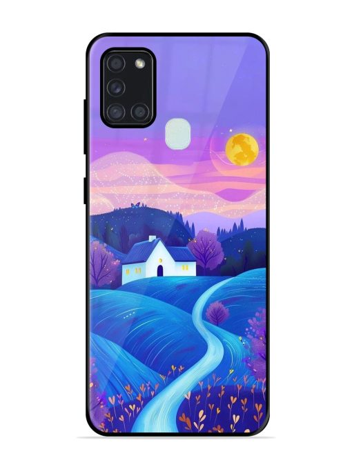 Moonlit Meadow Glossy Soft Edge Case for Samsung Galaxy A21S Chachhi