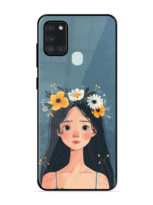 Gurl Art Glossy Soft Edge Case for Samsung Galaxy A21S Chachhi