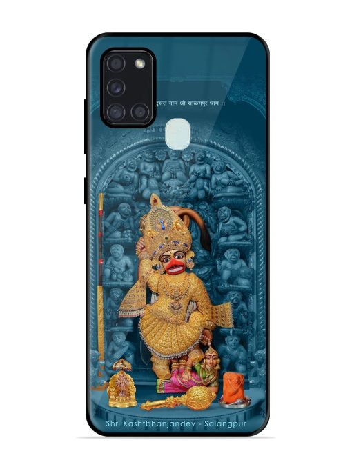 Divine Grace Of Shri Kashtabhanjandev Glossy Soft Edge Case for Samsung Galaxy A21S Chachhi