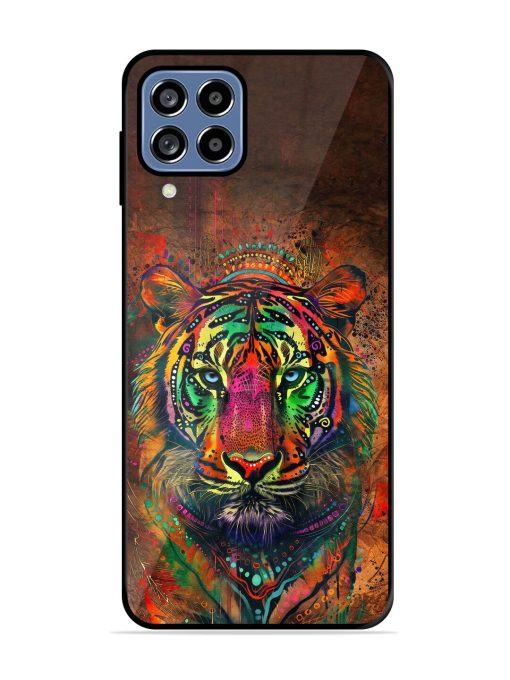 Cosmic Tiger Glossy Soft Edge Case for Samsung Galaxy A22 (4G) Chachhi