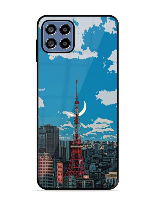 Tokyo Twilight Glossy Soft Edge Case for Samsung Galaxy A22 (4G) Chachhi