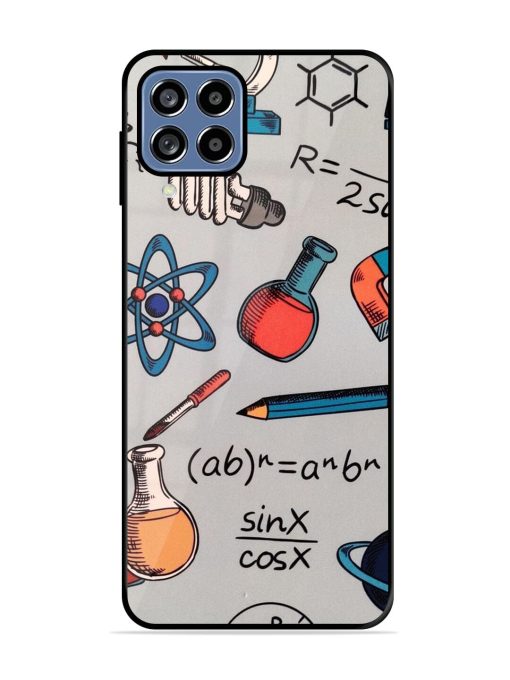 Science Doodle Glossy Soft Edge Case for Samsung Galaxy A22 (4G) Chachhi