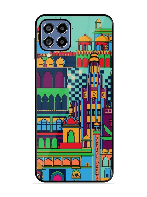 Indian Tapestry Glossy Soft Edge Case for Samsung Galaxy A22 (4G)