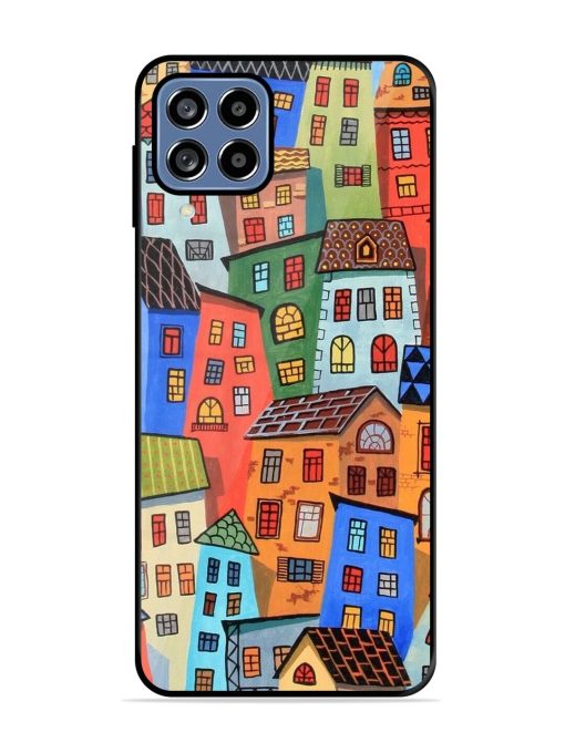 Rainbow House Glossy Soft Edge Case for Samsung Galaxy A22 (4G) Chachhi