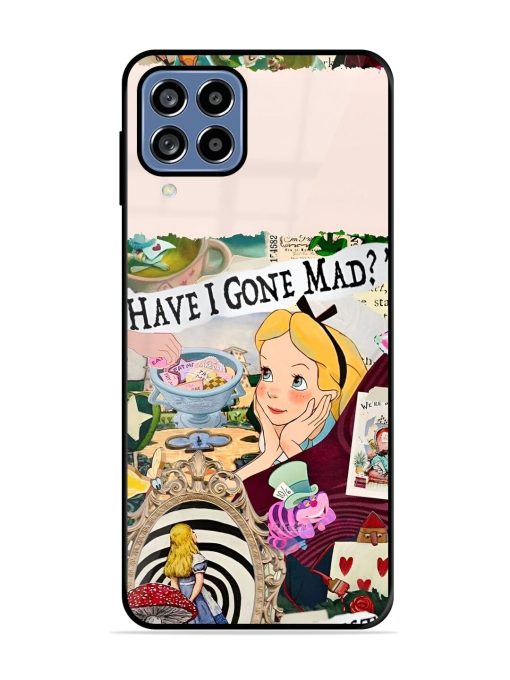 Mad Hatter'S Collage Glossy Soft Edge Case for Samsung Galaxy A22 (4G) Chachhi