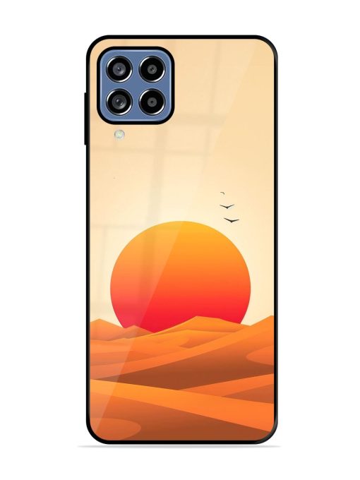 Desert Sunset Glossy Soft Edge Case for Samsung Galaxy A22 (4G) Chachhi