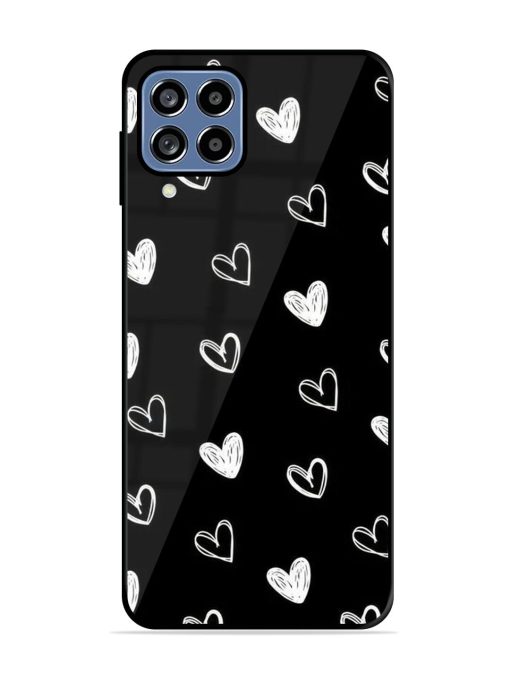 Scattered Hearts Glossy Soft Edge Case for Samsung Galaxy A22 (4G) Chachhi