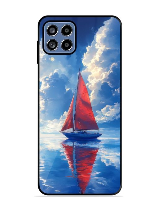 Crimson Sails Glossy Soft Edge Case for Samsung Galaxy A22 (4G) Chachhi