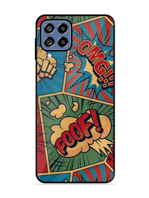 Comic Book Chaos Glossy Soft Edge Case for Samsung Galaxy A22 (4G) Chachhi