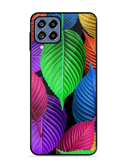 Rainbow Leaf Symphony Glossy Soft Edge Case for Samsung Galaxy A22 (4G) Chachhi