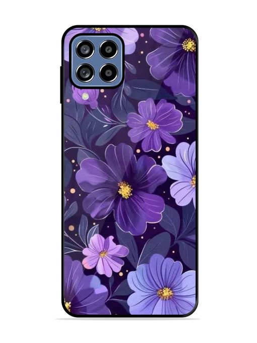 Purple Paradise Glossy Soft Edge Case for Samsung Galaxy A22 (4G)