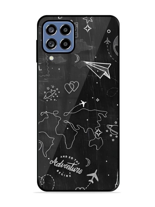 Wanderlust Sketchbook Glossy Soft Edge Case for Samsung Galaxy A22 (4G) Chachhi