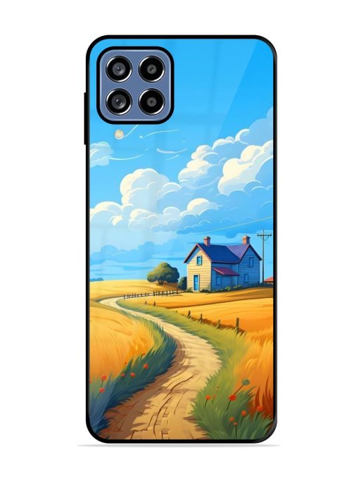 Countryside Cottage Glossy Soft Edge Case for Samsung Galaxy A22 (4G) Chachhi