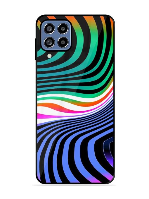 Psychedelic Waves Glossy Soft Edge Case for Samsung Galaxy A22 (4G) Chachhi