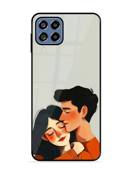 Craft Couples Glossy Soft Edge Case for Samsung Galaxy A22 (4G) Chachhi