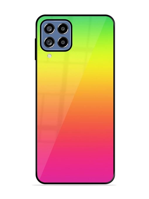 Rainbow Gradient Glossy Soft Edge Case for Samsung Galaxy A22 (4G) Chachhi