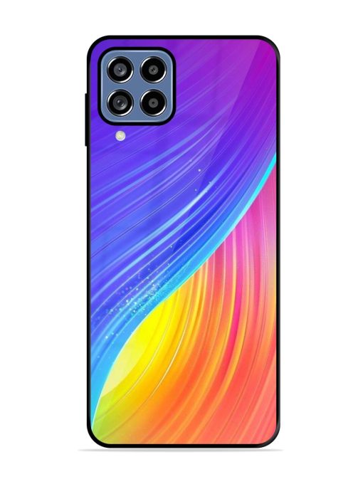 Neon Swirl Glossy Soft Edge Case for Samsung Galaxy A22 (4G)