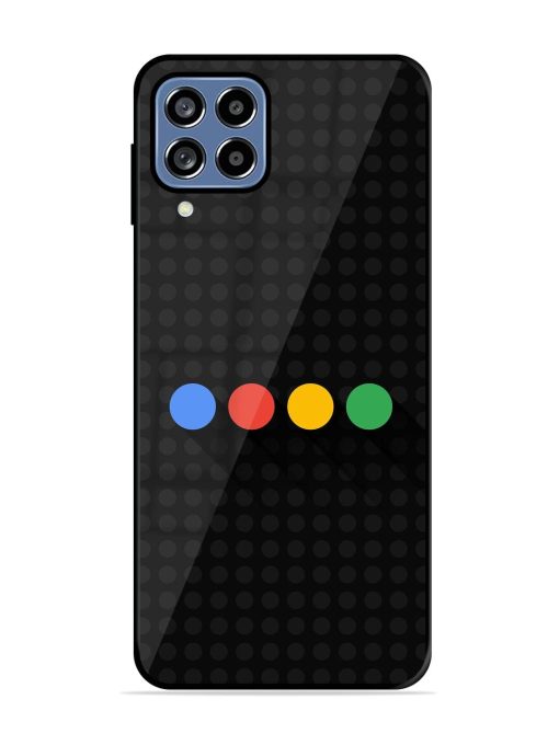 Google Dots Glossy Soft Edge Case for Samsung Galaxy A22 (4G) Chachhi