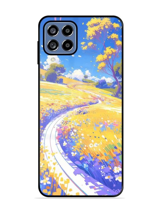 Vibrant Spring Meadow Glossy Soft Edge Case for Samsung Galaxy A22 (4G) Chachhi