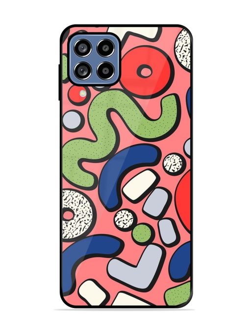 Groovy Geometric Shapes Glossy Soft Edge Case for Samsung Galaxy A22 (4G)