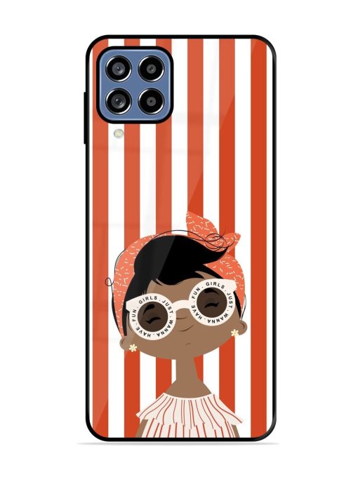 Girls Just Wanna Have Fun Glossy Soft Edge Case for Samsung Galaxy A22 (4G) Chachhi