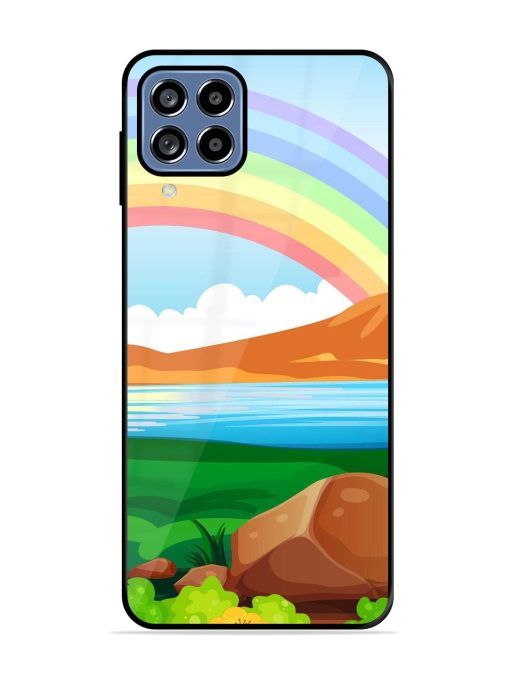 Rainbow Over The Lake Glossy Soft Edge Case for Samsung Galaxy A22 (4G) Chachhi