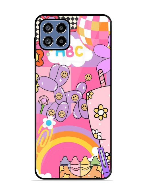 Whimsical Y2K Chaos Glossy Soft Edge Case for Samsung Galaxy A22 (4G) Chachhi