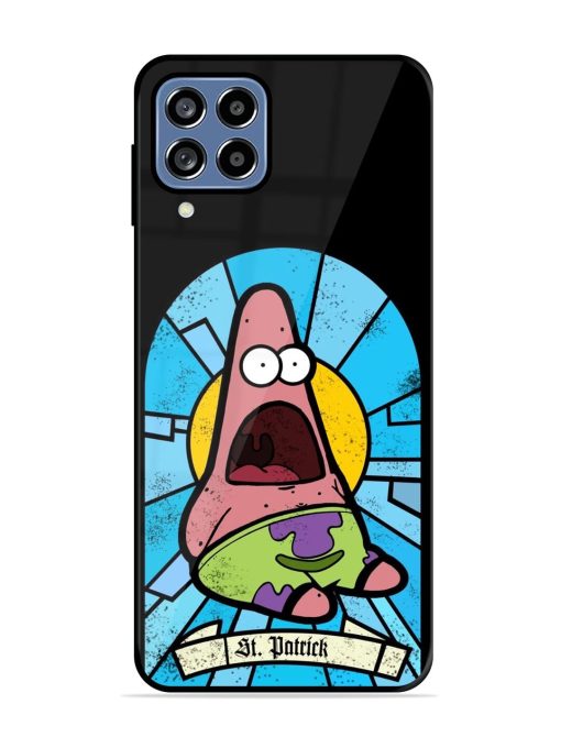 St. Patrick'S Day Stained Glass Patrick Star Glossy Soft Edge Case for Samsung Galaxy A22 (4G) Chachhi