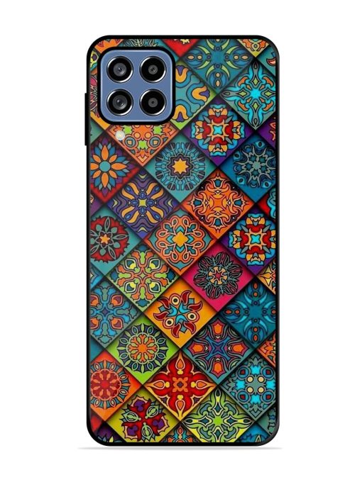 Patchwork Mandala Mosaic Glossy Soft Edge Case for Samsung Galaxy A22 (4G) Chachhi