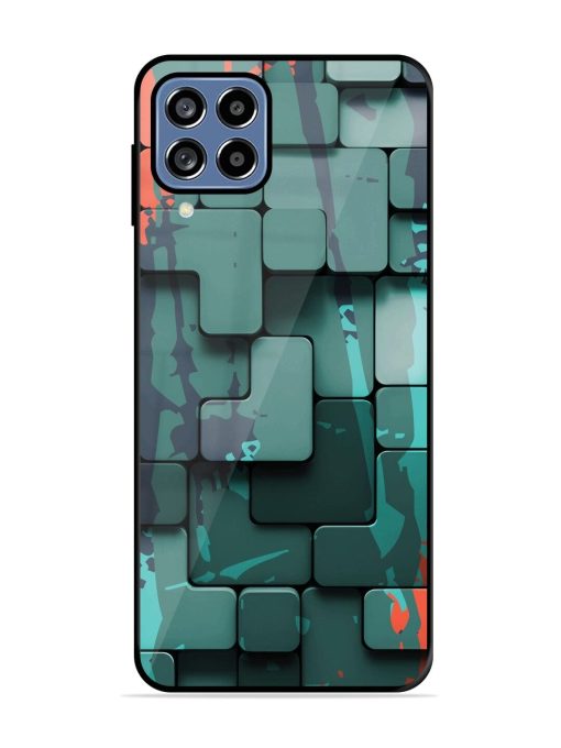 Abstract Geometric Mosaic Glossy Soft Edge Case for Samsung Galaxy A22 (4G) Chachhi