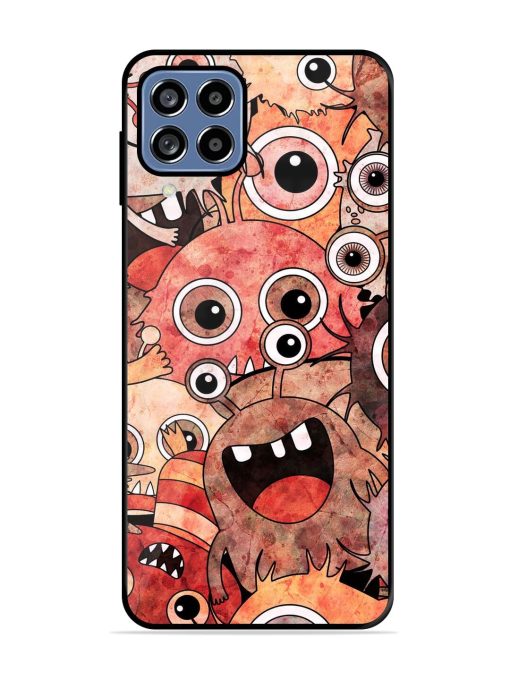 Monster Mash Glossy Soft Edge Case for Samsung Galaxy A22 (4G) Chachhi