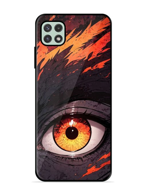 Inferno Gaze Glossy Soft Edge Case for Samsung Galaxy A22 (5G)