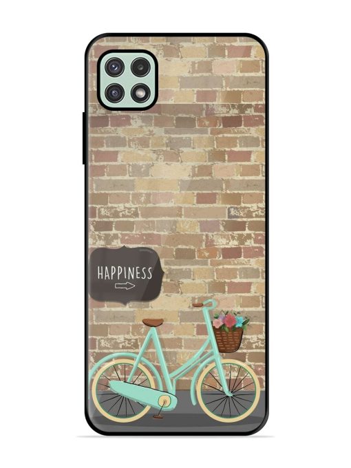 Pedaling Towards Happiness Glossy Soft Edge Case for Samsung Galaxy A22 (5G)