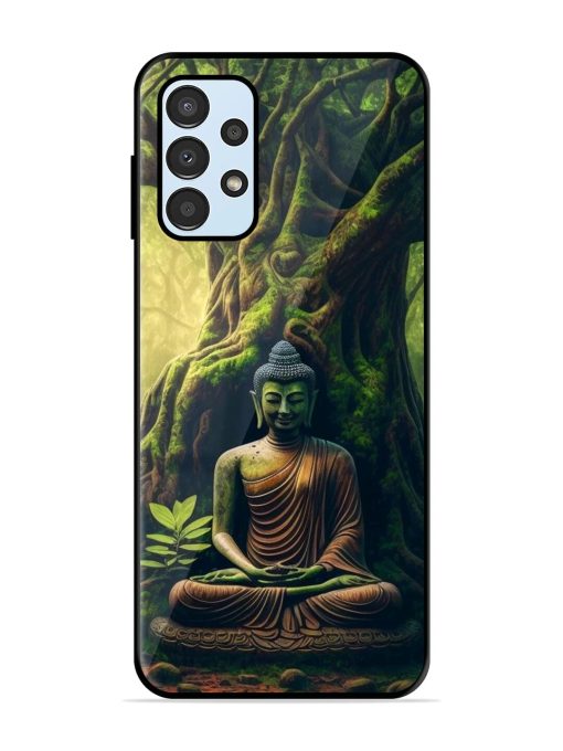 Green Buddha Art Glossy Soft Edge Case for Samsung Galaxy A23 Chachhi