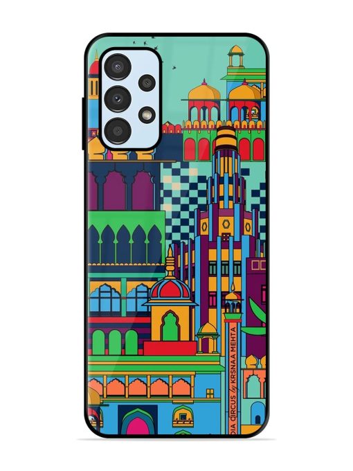 Indian Tapestry Glossy Soft Edge Case for Samsung Galaxy A23 Chachhi