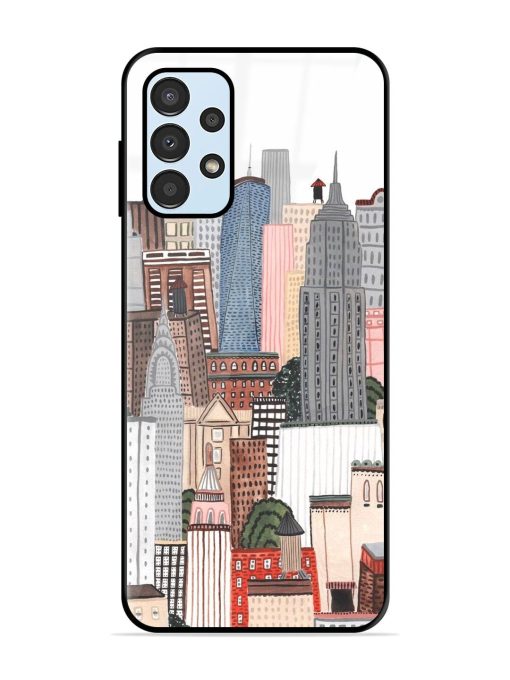 Cityscape Dreams Glossy Soft Edge Case for Samsung Galaxy A23 Chachhi