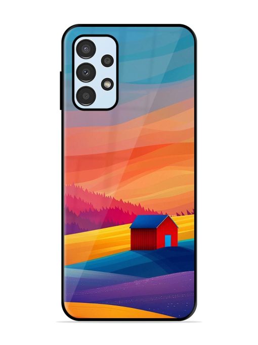 Sunset Solitude Glossy Soft Edge Case for Samsung Galaxy A23 Chachhi